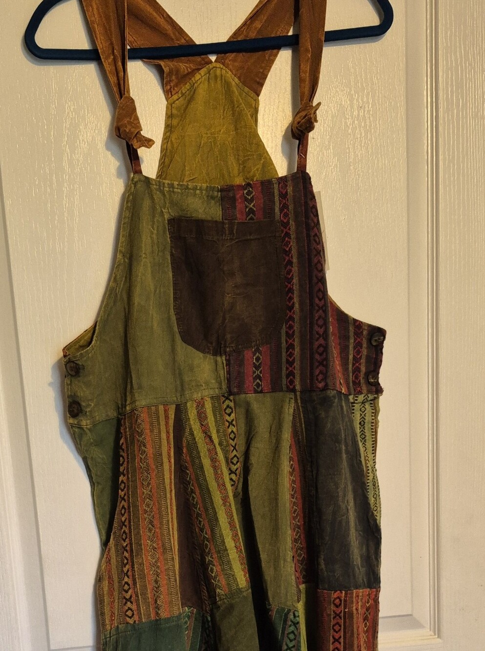 Kathmandu Overall jumpsuit with pockets olive green